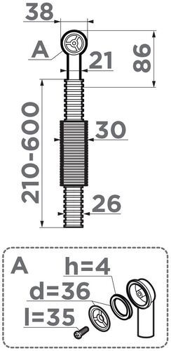 Перелив Omoikiri 4998041