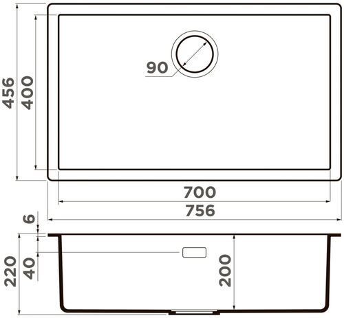 Мойка Omoikiri Yamakawa 75T-U/I-WH Tetogranit/белый, 4993462