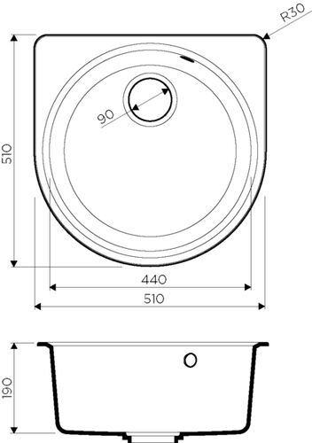 Мойка Omoikiri Akegata 51-SA Бежевый 4993759