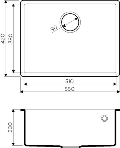 Мойка Omoikiri Tedori 54-U-EV эверест, tetogranit, 4993994