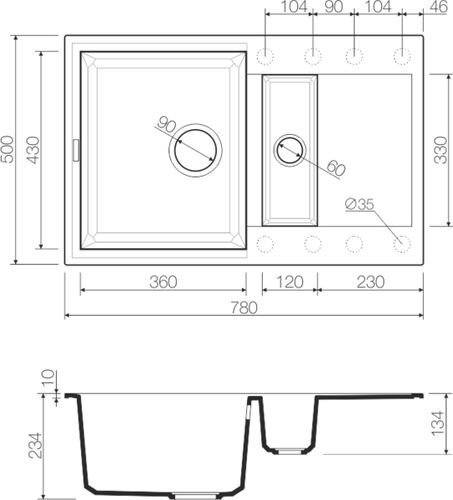 Мойка Omoikiri Sakaime 78-2-GR Tetogranit/leningrad grey 4993559