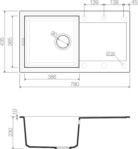 Мойка Omoikiri Sakaime 78-GR Tetogranit/leningrad grey 4993548