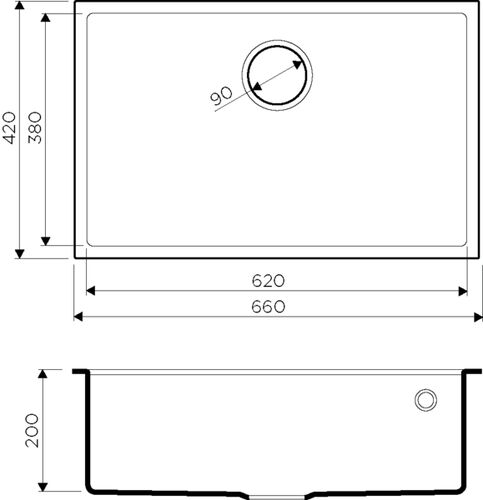 Мойка Omoikiri Tedori 66-U-GR Tetogranit/leningrad grey 4993541