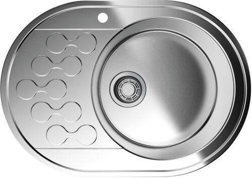 Мойка Omoikiri Kasumigaura 65-1-R нерж.сталь/нержавеющая сталь 4993001